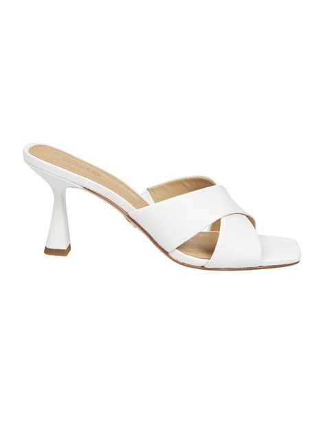 Michael Kors white mules